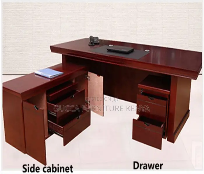 1.8 Meters Mahogany Executive Office Desk