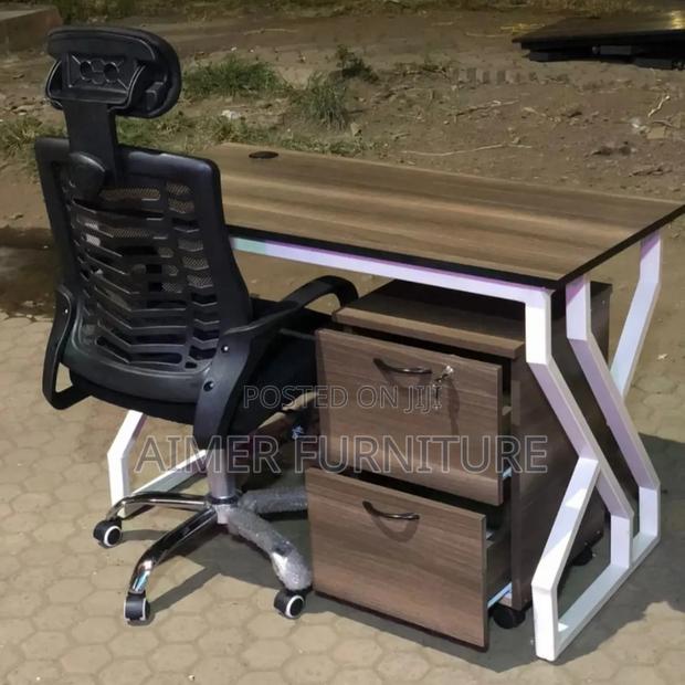 Headrest Chair And Office Table