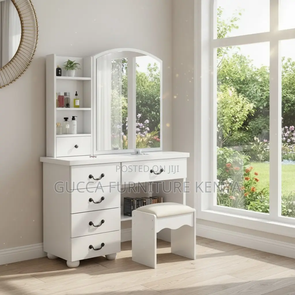 Modern Imported White Vanity Dressing Table
