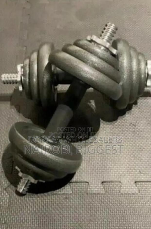 Chrome 20kgs New Original Dumbells - main view