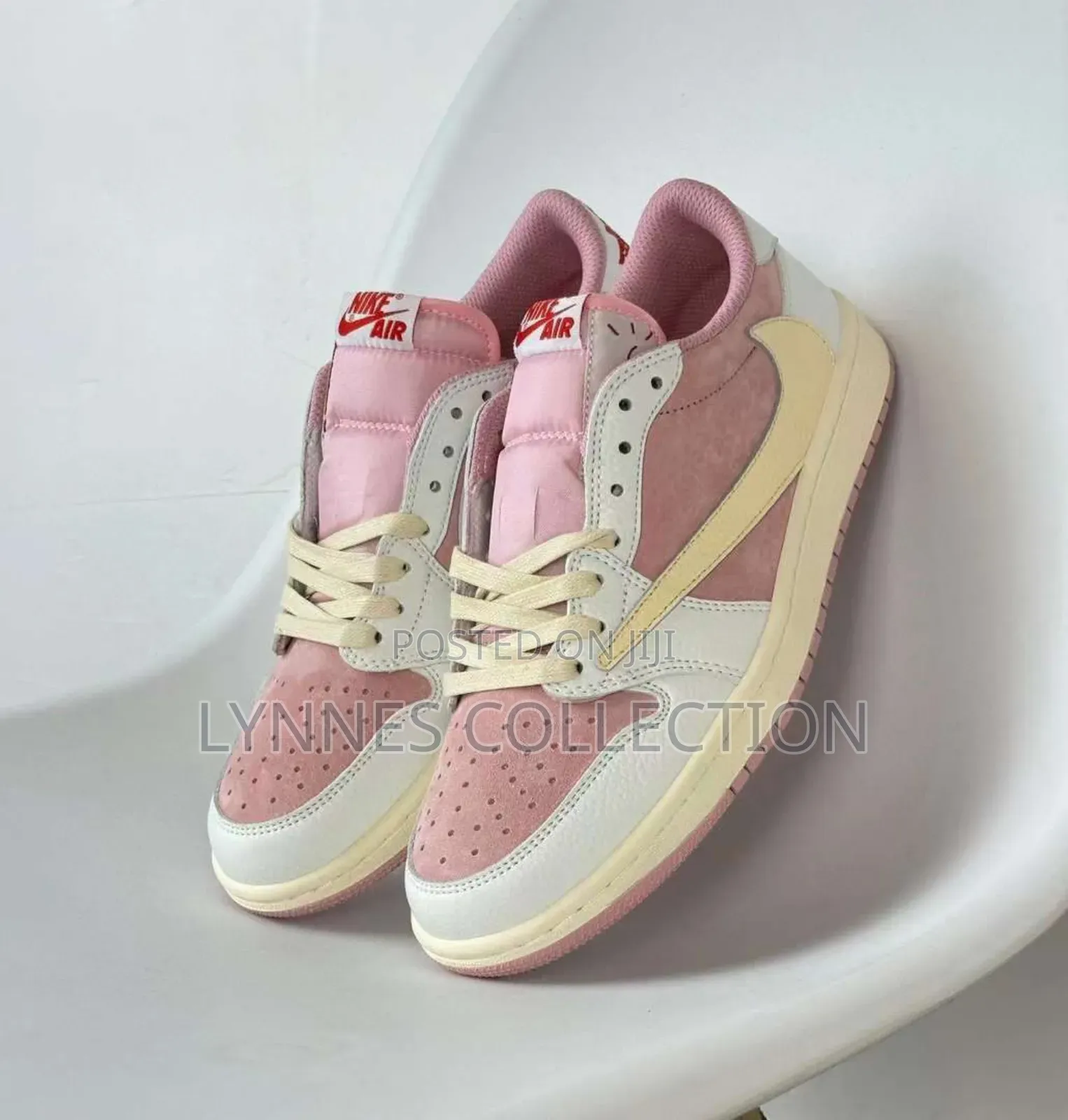 Jordan 1  Traviss Scott "Shy Pink" , Shy Pink Sizes 37-42