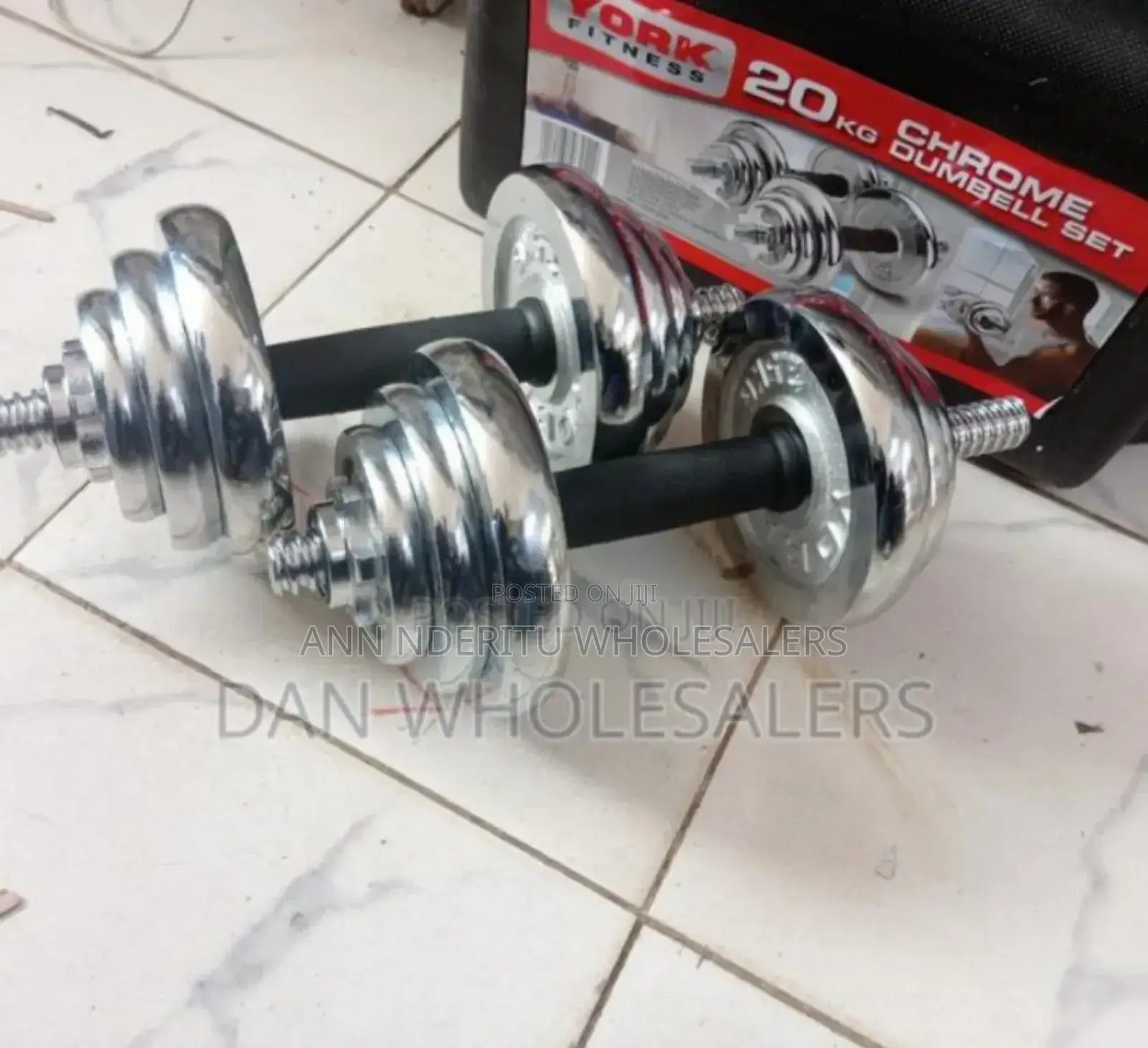 10kgs at 20kgs Dumbells. With Case