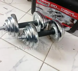 10kgs at 20kgs Dumbells. With Case