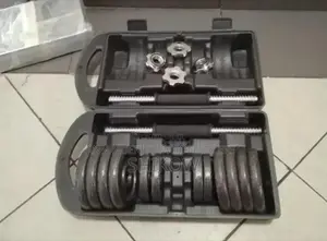 Colour Black-15kgs Dumbells