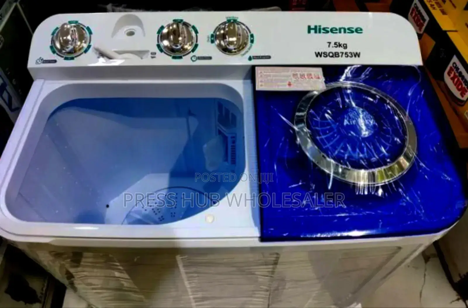 Hisense 7.5kg Twin-Tub Washing Machine