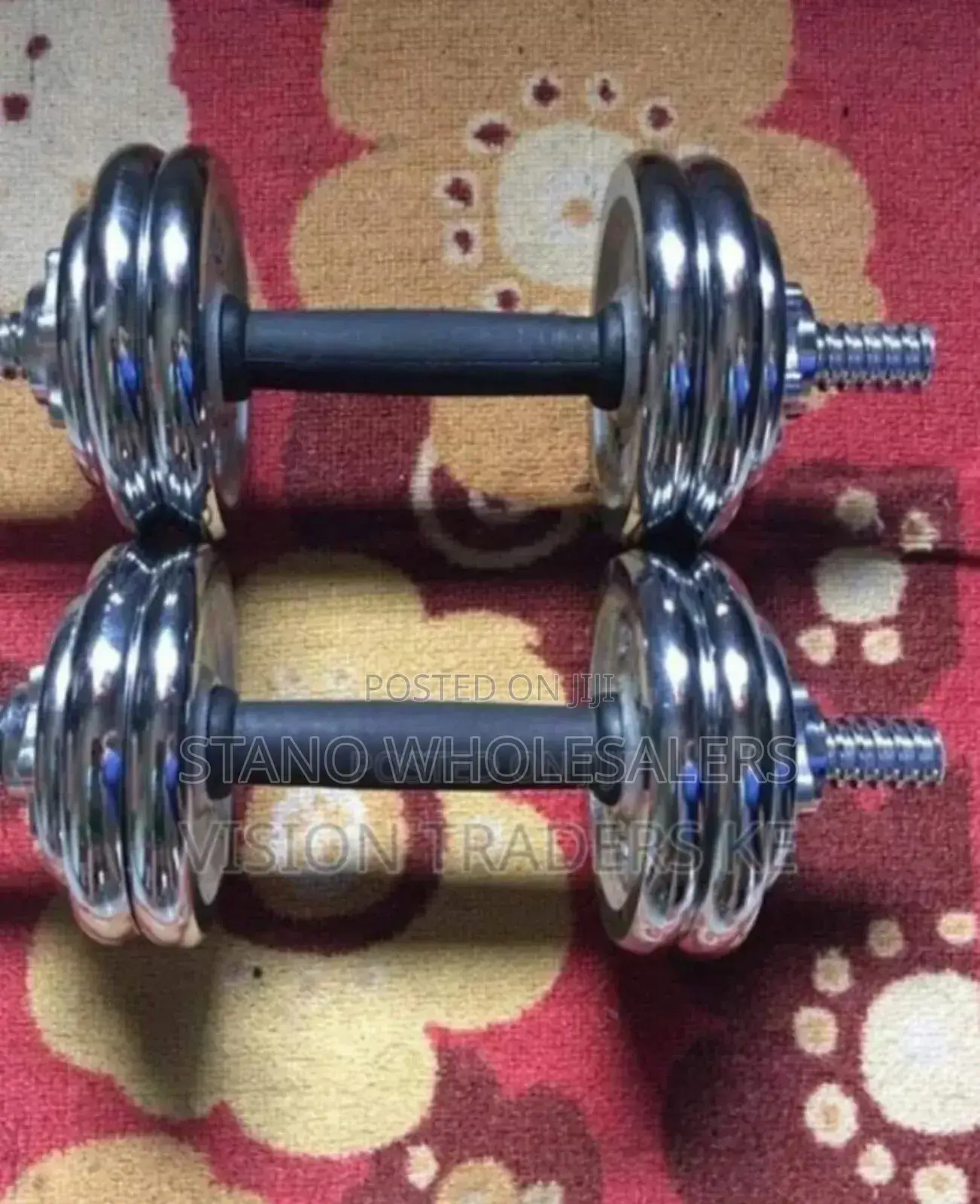 Shiny 10kgs Dumbells Set. Pair