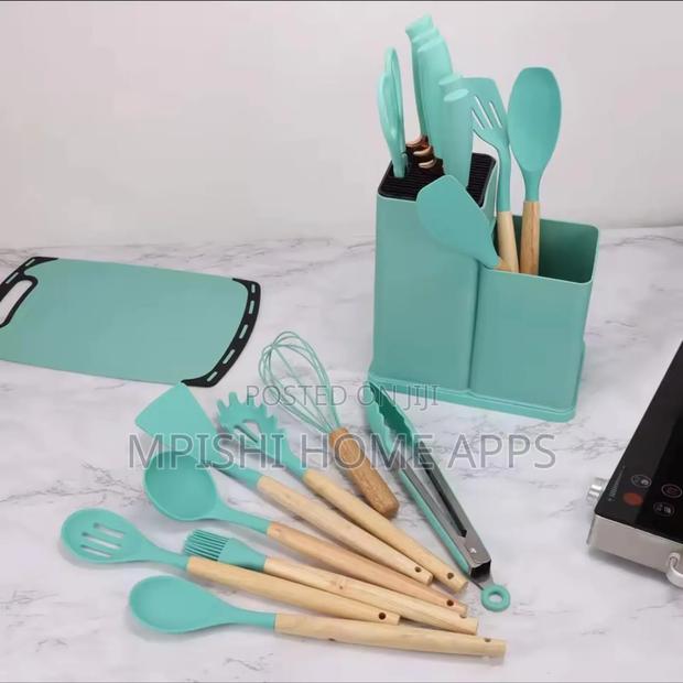 19 in 1 Heat Resistance Silicone Spoon Set - thumbnail 4