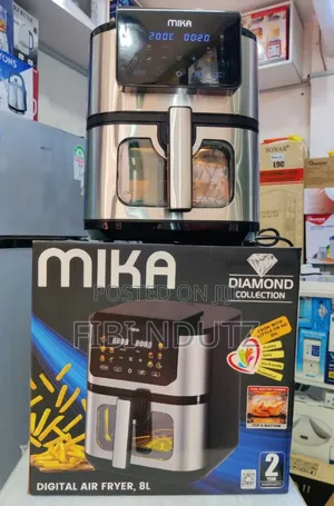 8l Mika Air Fryer/Digital Air Fryer