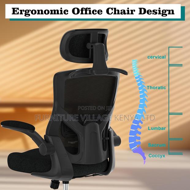 Ergonomic Office Chair, High Back Mesh Desk Chair - thumbnail 2