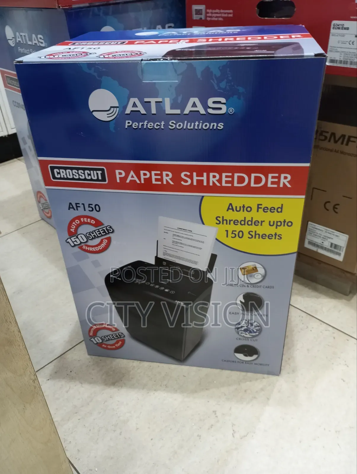 Atlas Shredder Af150 Automatic Feed Shredder