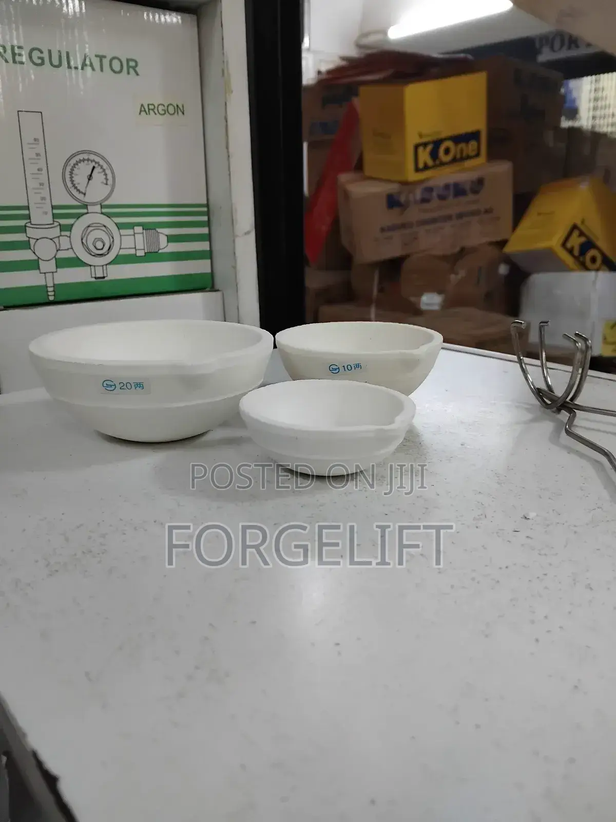 Premium White Ceramic Foundry Crucible