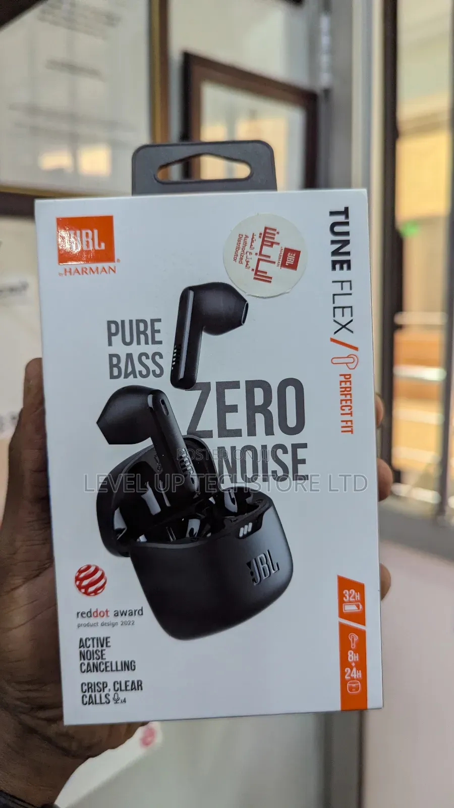 Jbl Tune Flex - True Wireless Noise Cancelling Earbuds (Black)