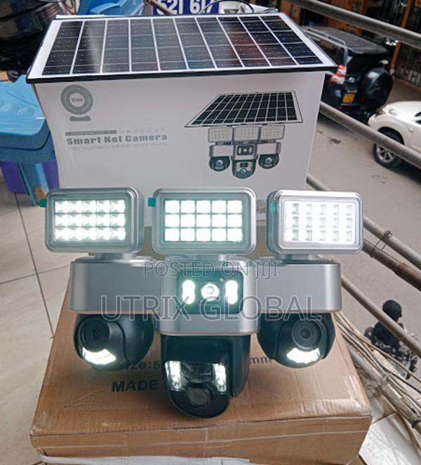 V380 4g Solar 3 Lens Motion Camera - main view