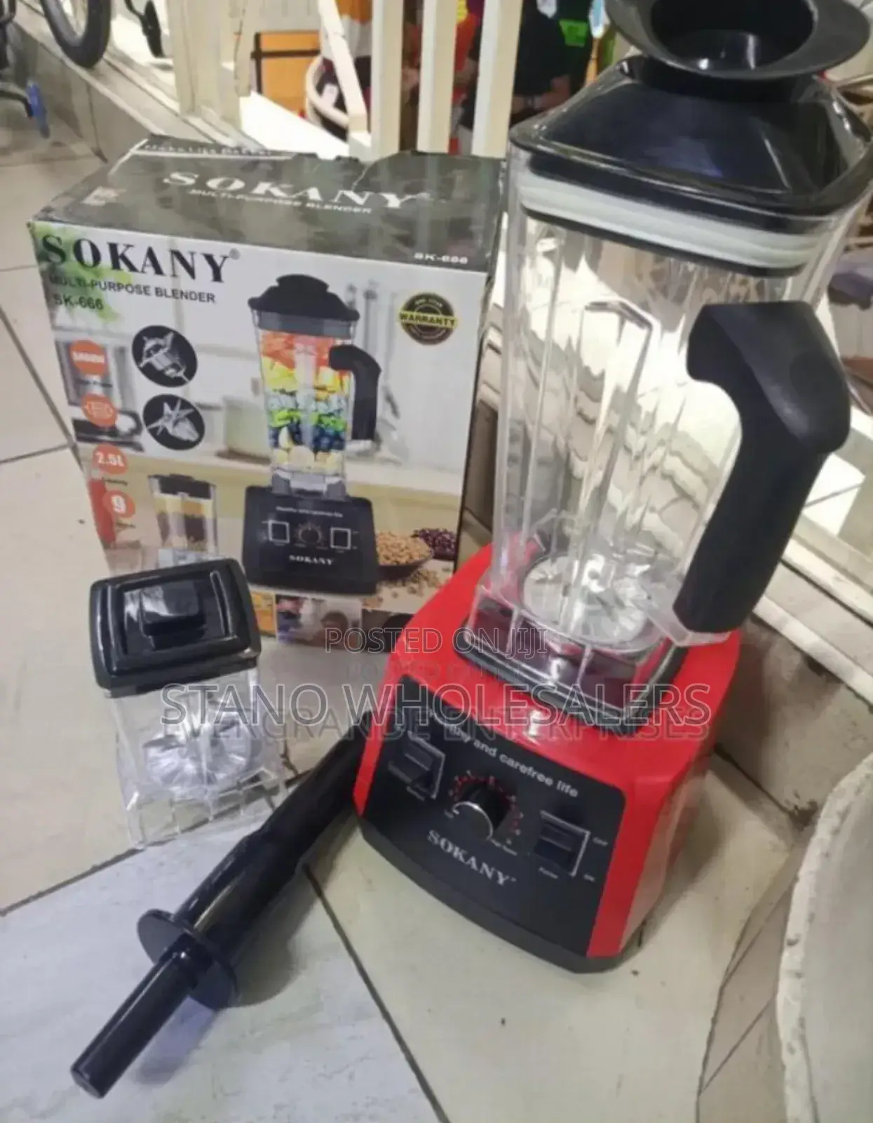 Complete Set New -Sokanny Commercial Blender