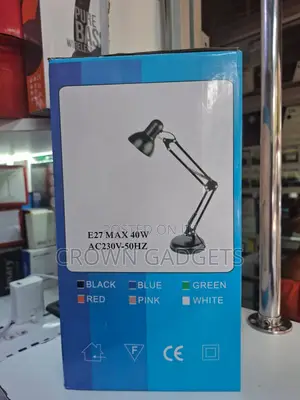 Adjustable Table Lamp With Stable Base Flexible Arm