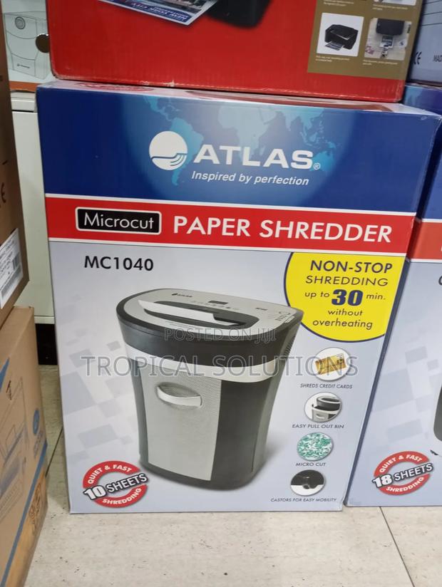 Paper Shredder Atlas Mc1040 Microcut Shredder - main view