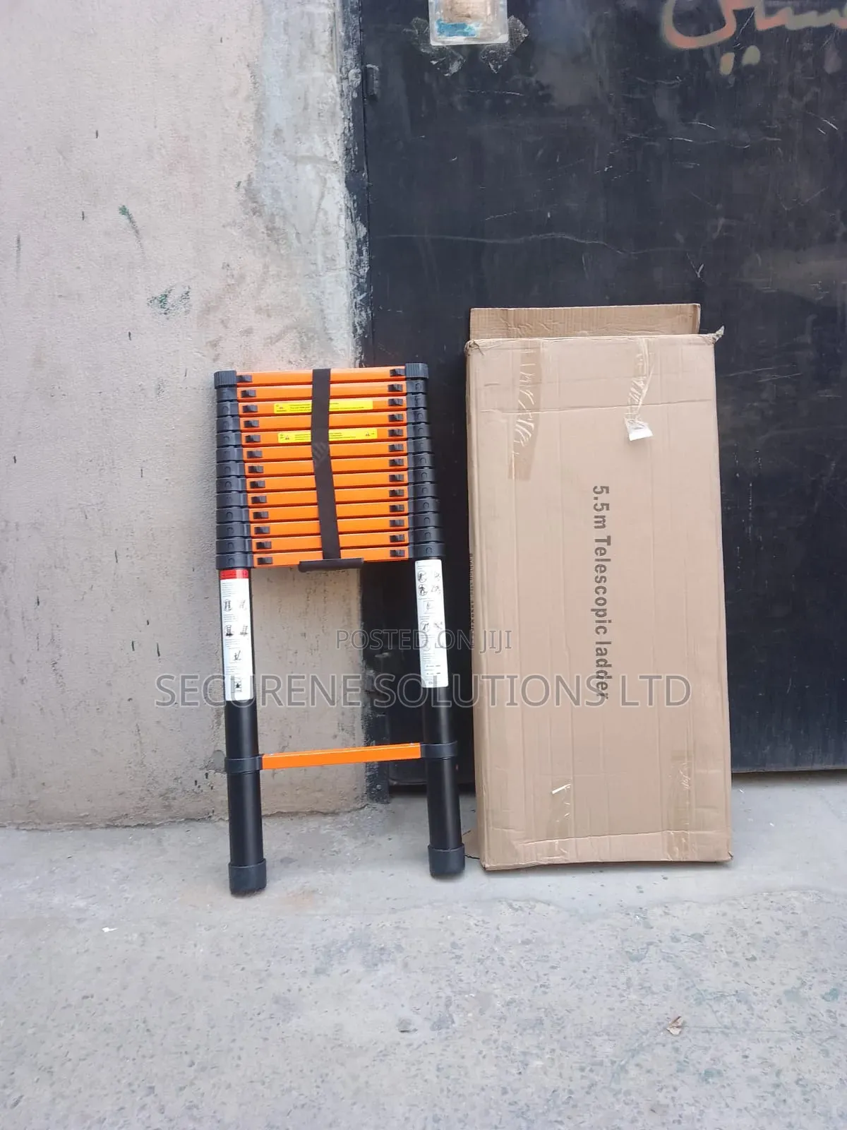 5.5m/18ft Single Telescopic Ladder