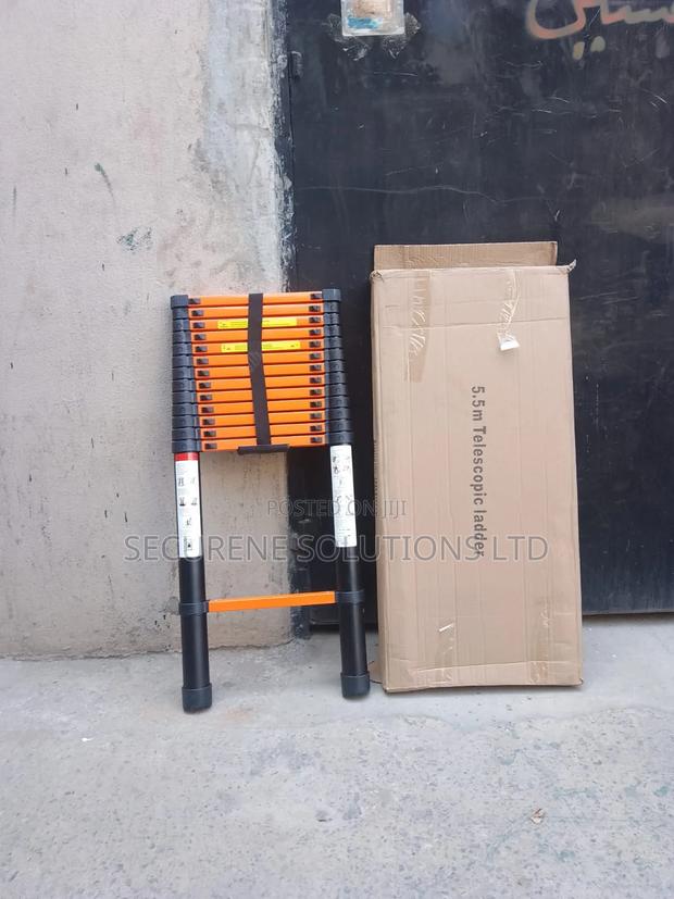 5.5m/18ft Single Telescopic Ladder