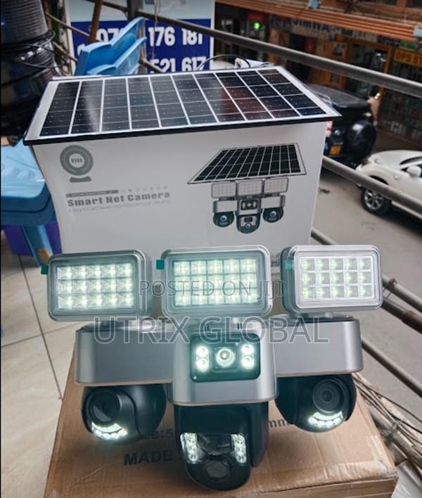 V380 4g Outdoor Solar 3 Lens Cctv Cam