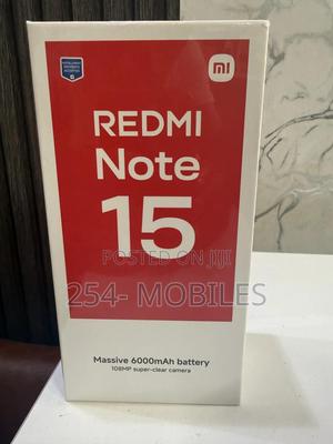 New Xiaomi Redmi Note 15 128 GB Black - main view