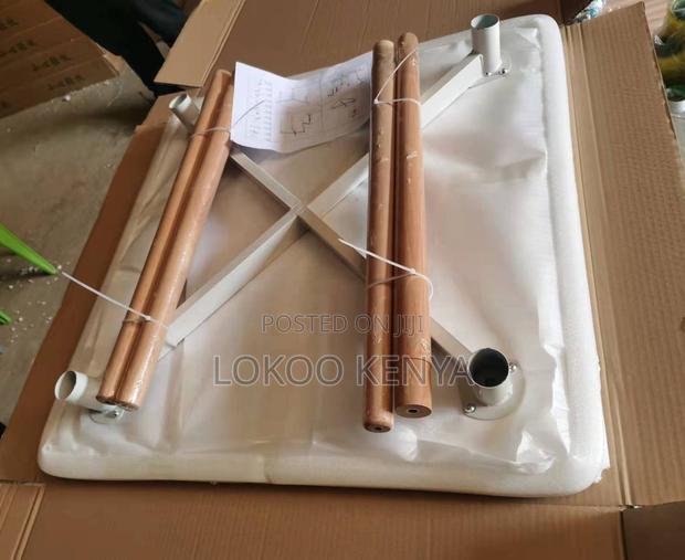 Dining Table; White-Nordic Wood MDF Top Dining Table - thumbnail 11