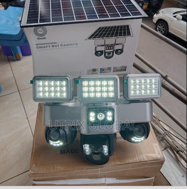 V380 Solar 4g Ptz Triple Camera Lens