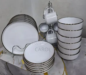 White Gold 24pcs Dinnerset Available