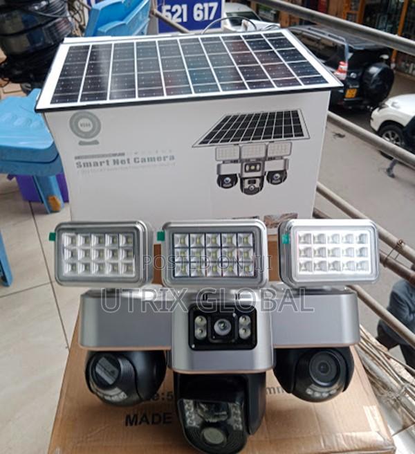 V380 4g Solar Ptz 3 Lens Outdoor Camera