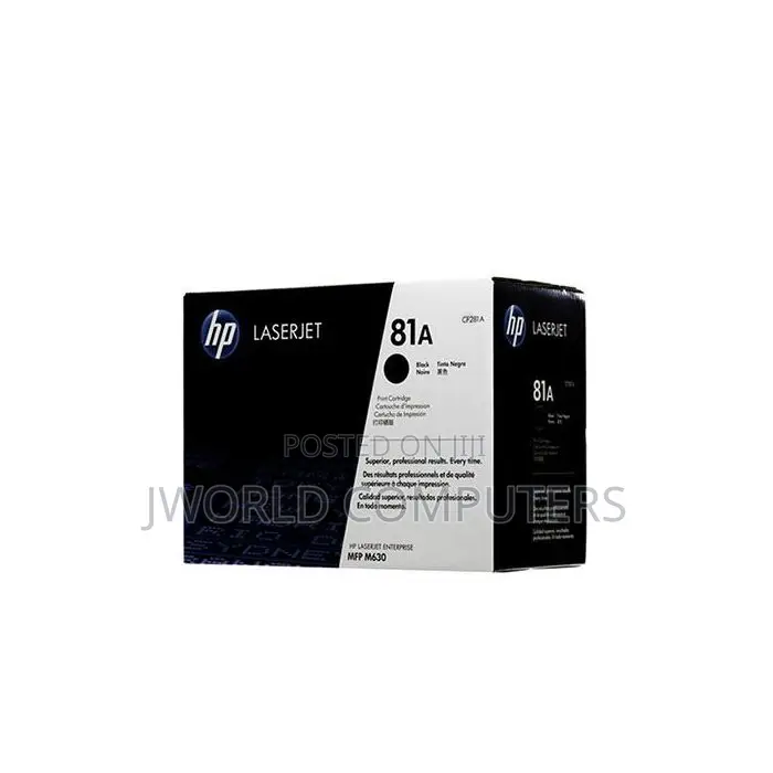 Hp 81a Black Original Laserjet Toner Cartridge