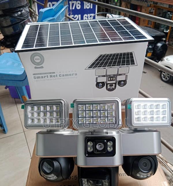 V380 Solar 4g Ptz 3 Camera Lens System