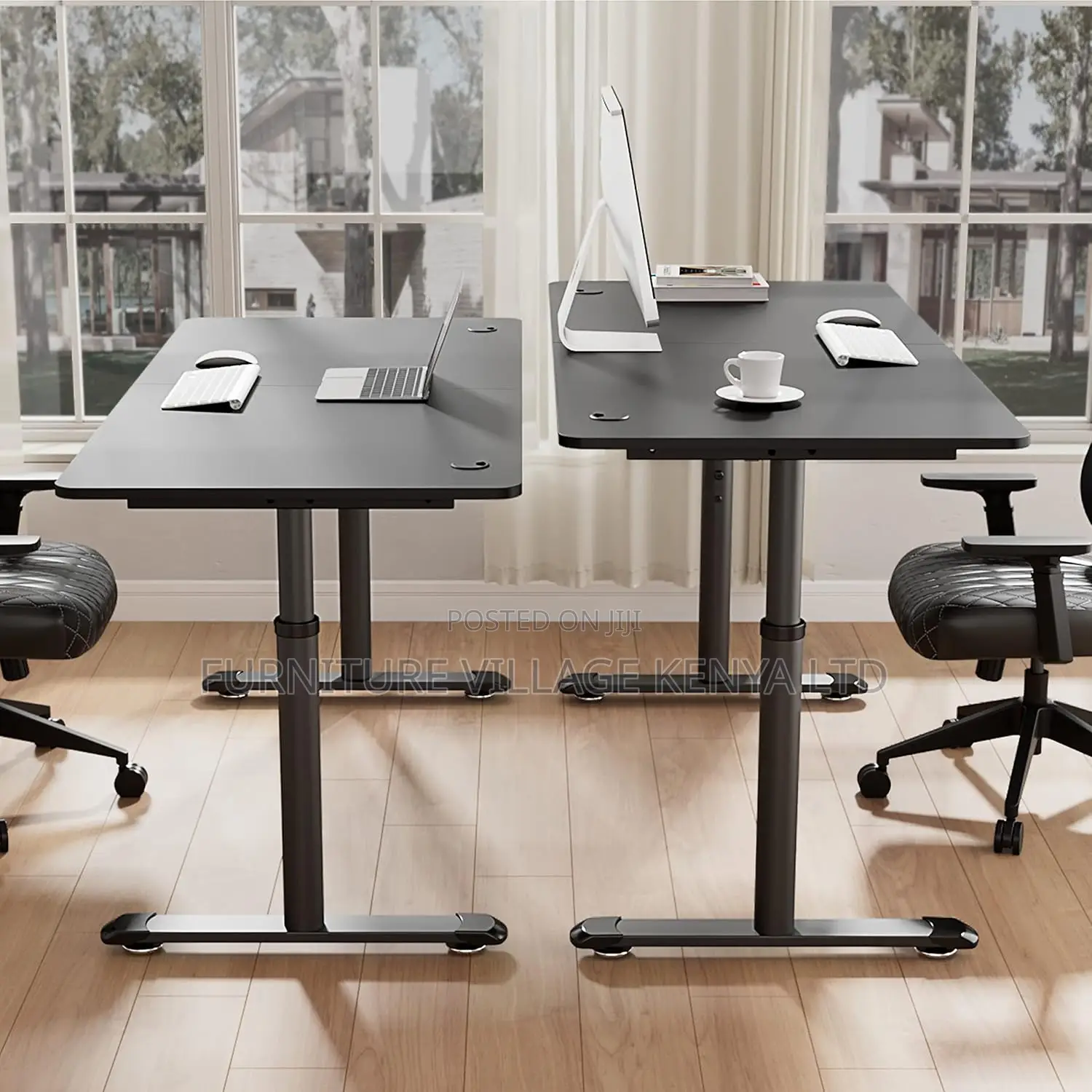 Height Adjustable Computer Gaming Desk