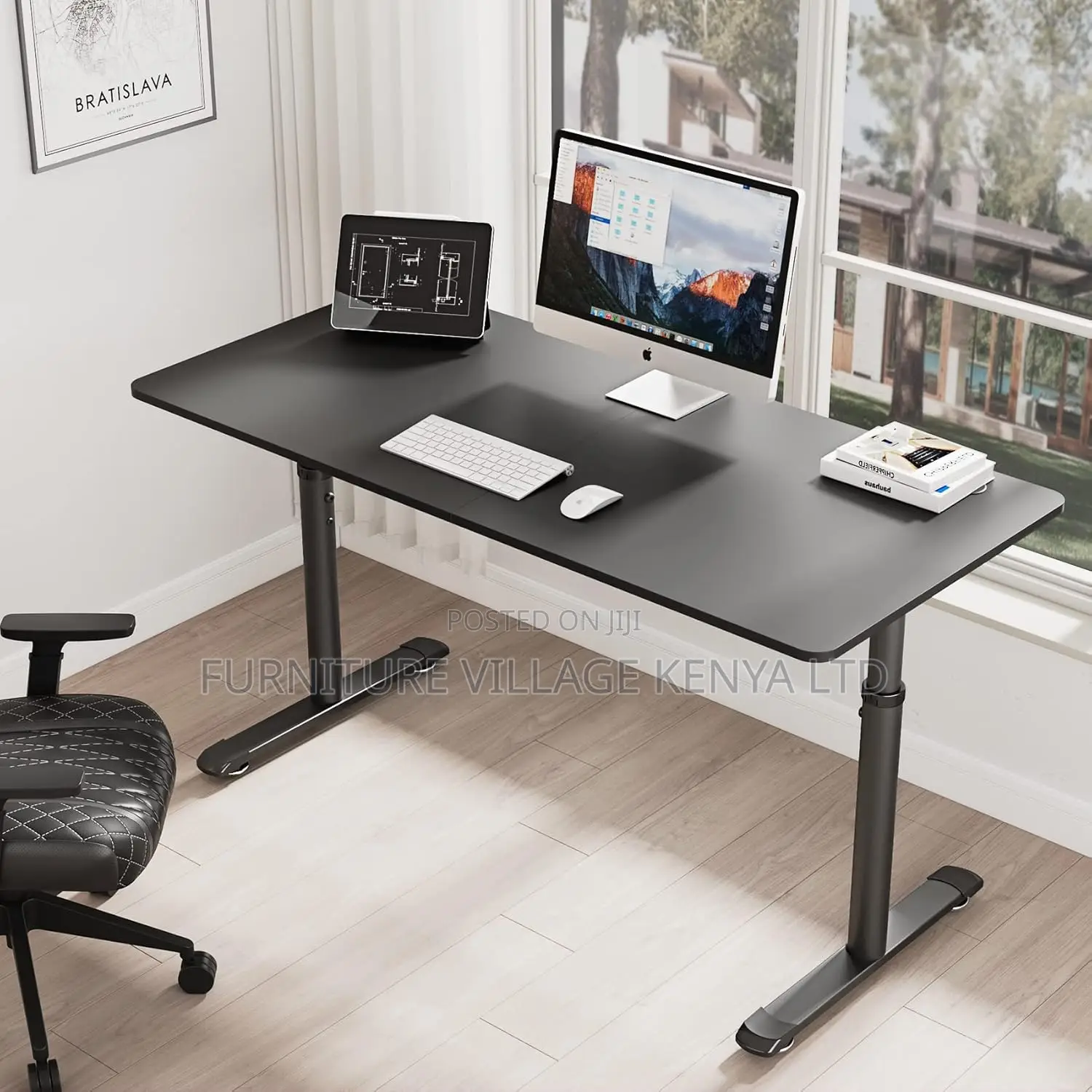Height Adjustable Computer Gaming Desk