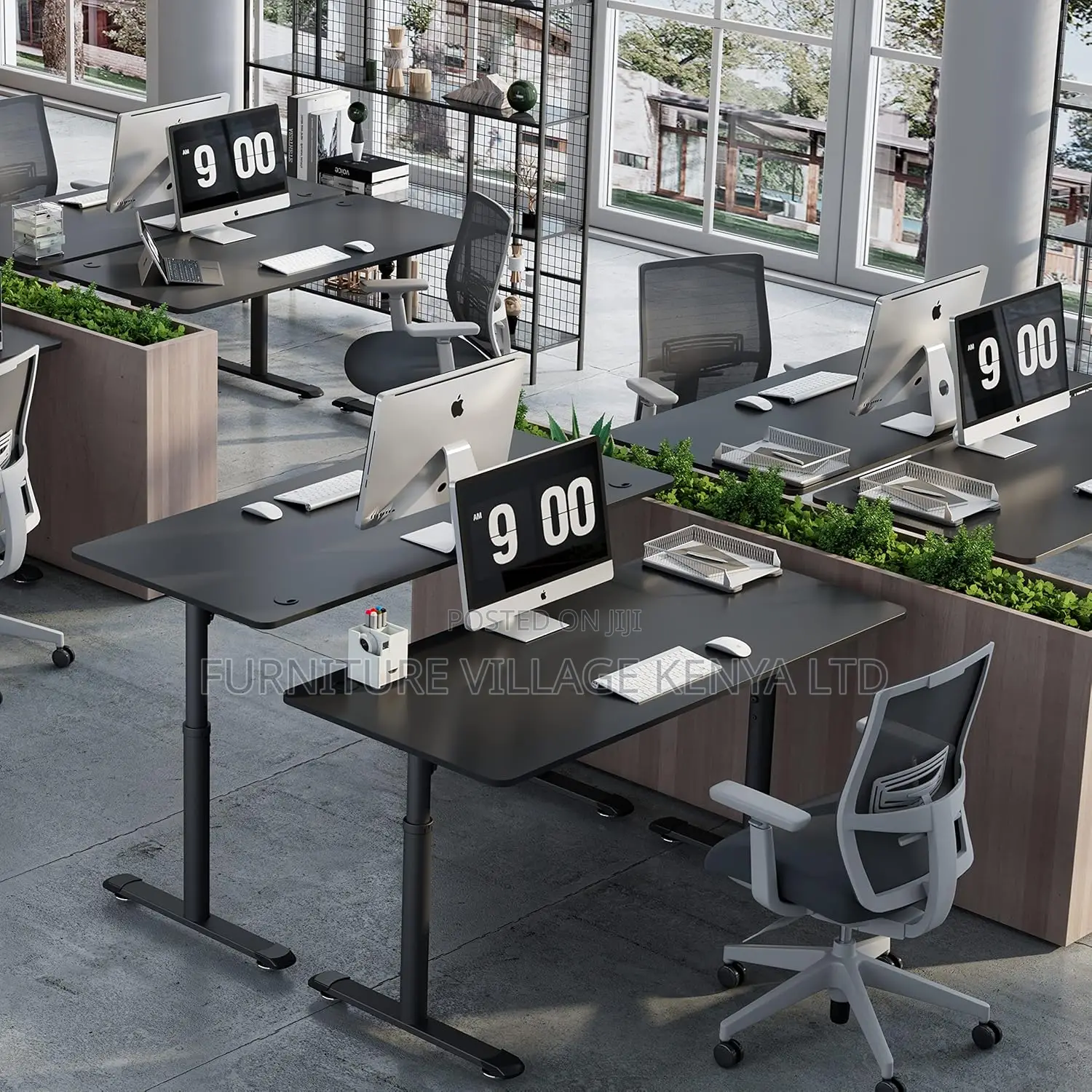 Height Adjustable Computer Gaming Desk