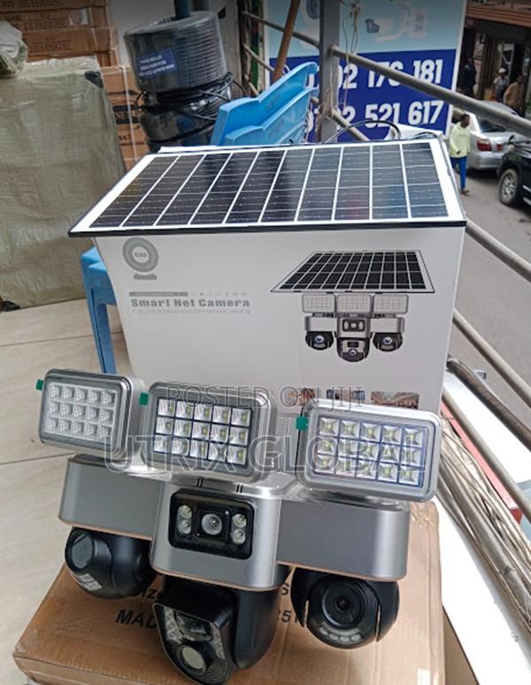 V380 4g Solar Powered Triple Lens Cctv