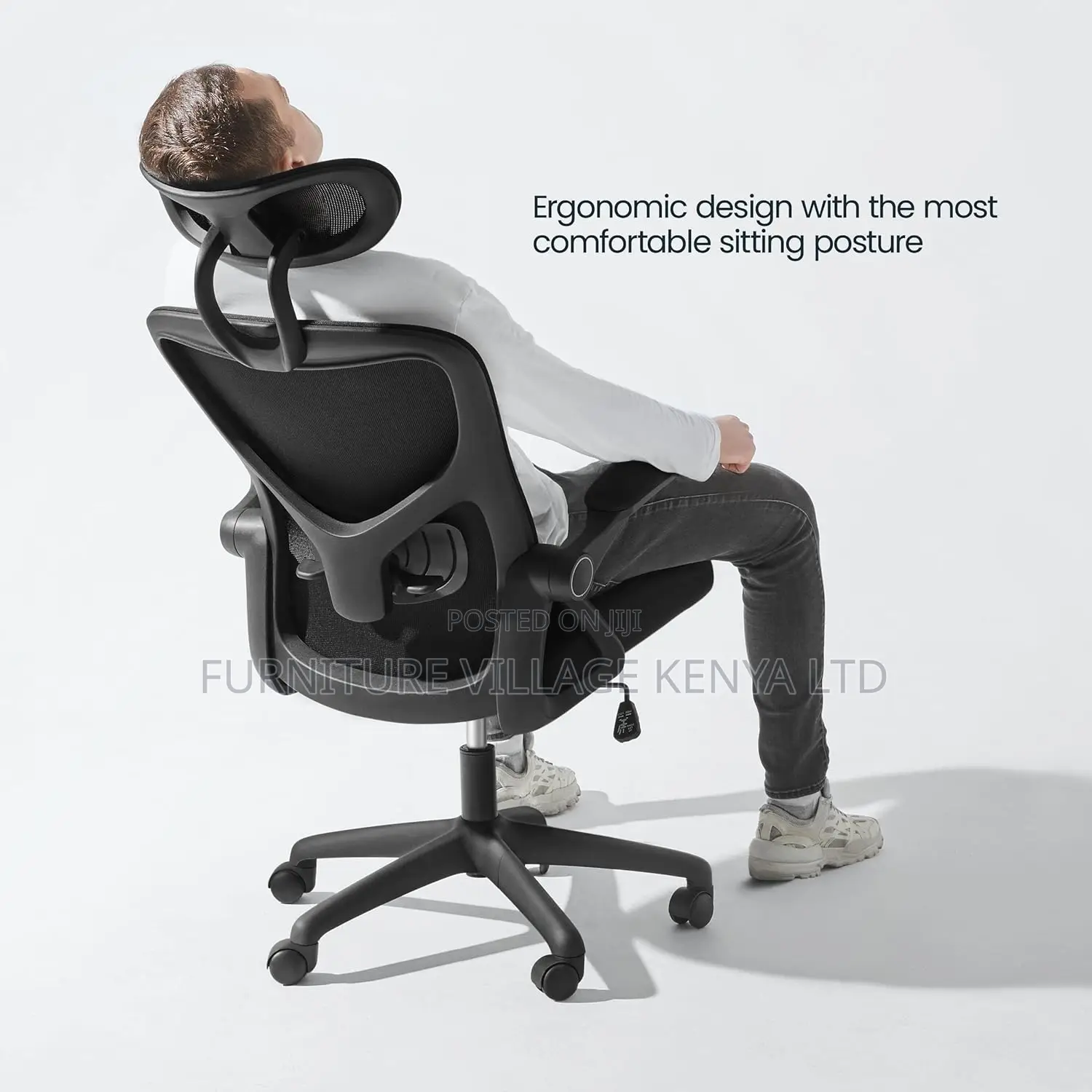 High-back Orthopedic Office Seat