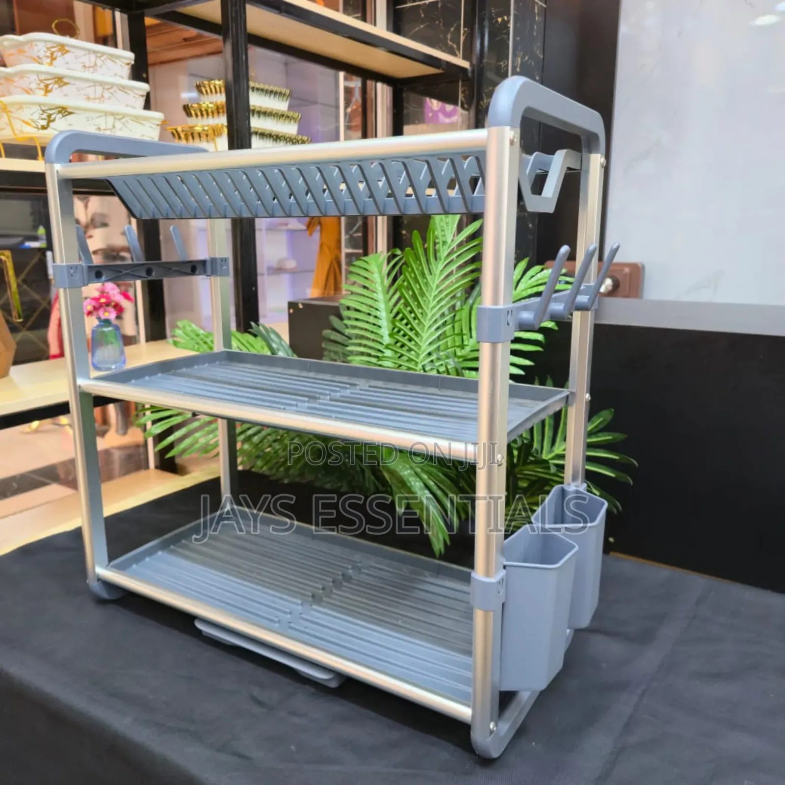 3 Tier Aluminium Dish Rack