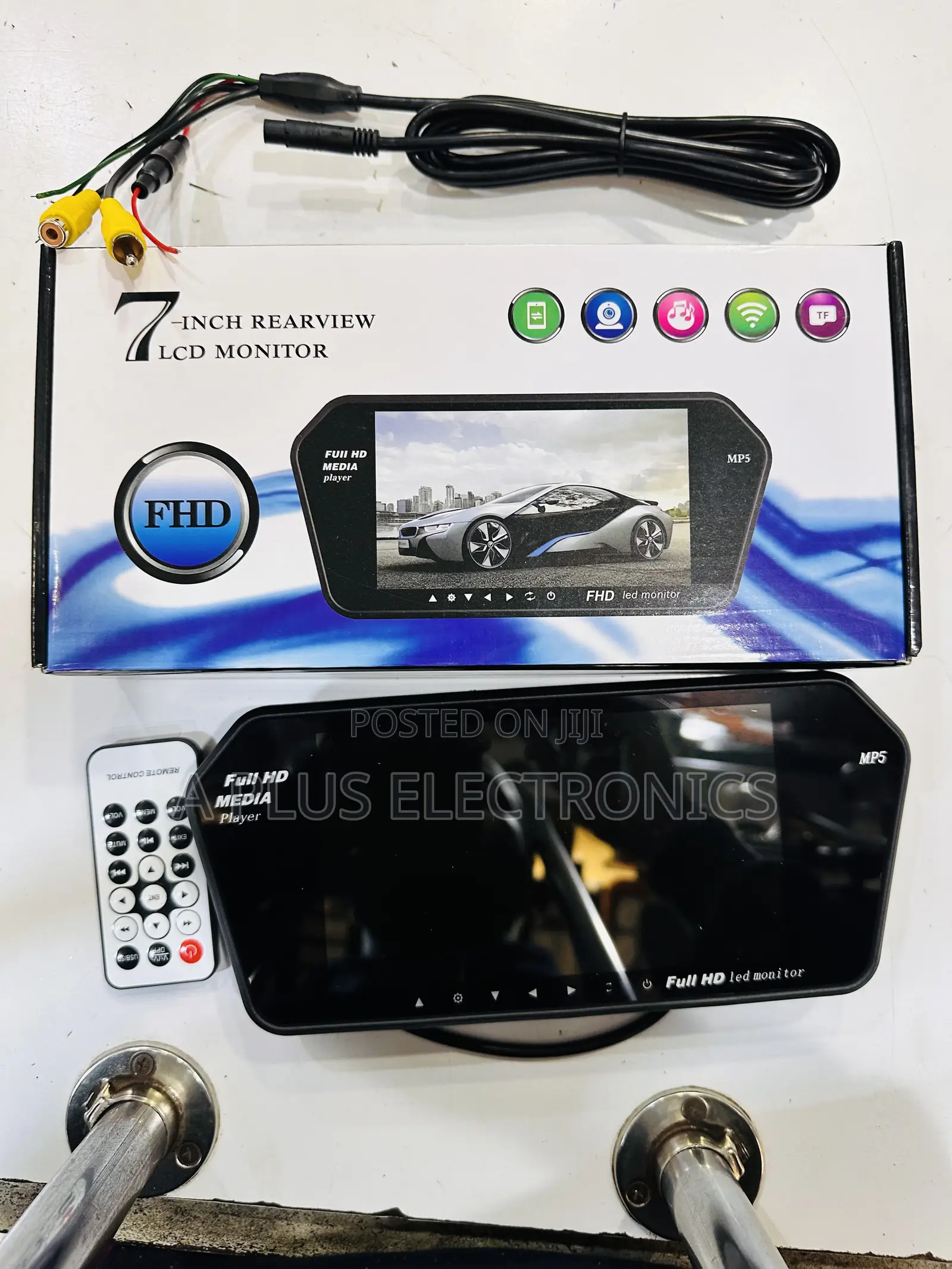 719 7 Inch Monitor With Bluetooth – Clear Image, Stable Bluetooth