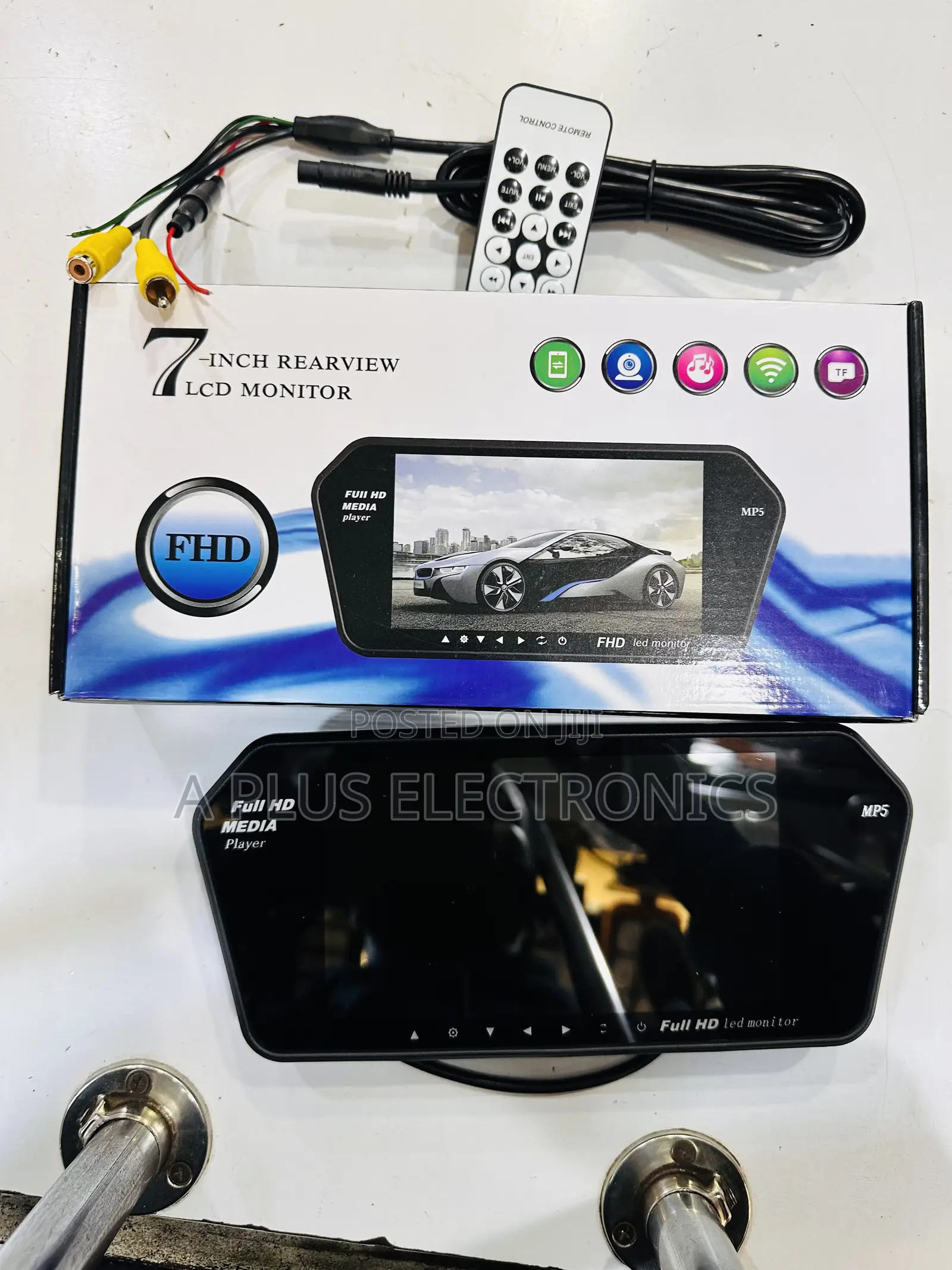 719 7 Inch Monitor With Bluetooth – Clear Image, Stable Bluetooth