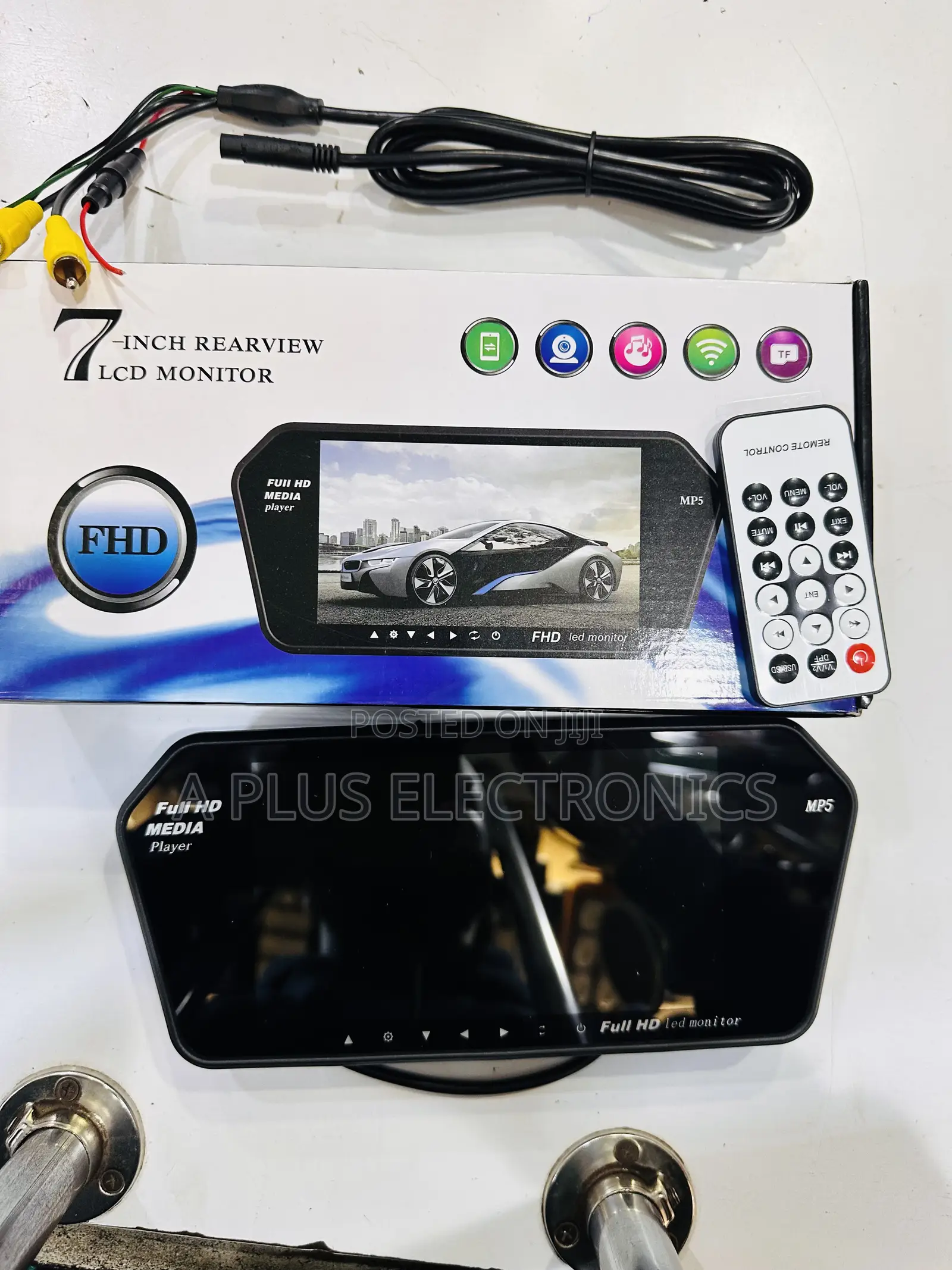 719 7 Inch Monitor With Bluetooth – Clear Image, Stable Bluetooth