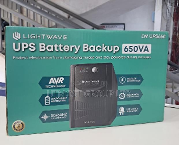 Lightwave 650va Ups Battery Backup - main view