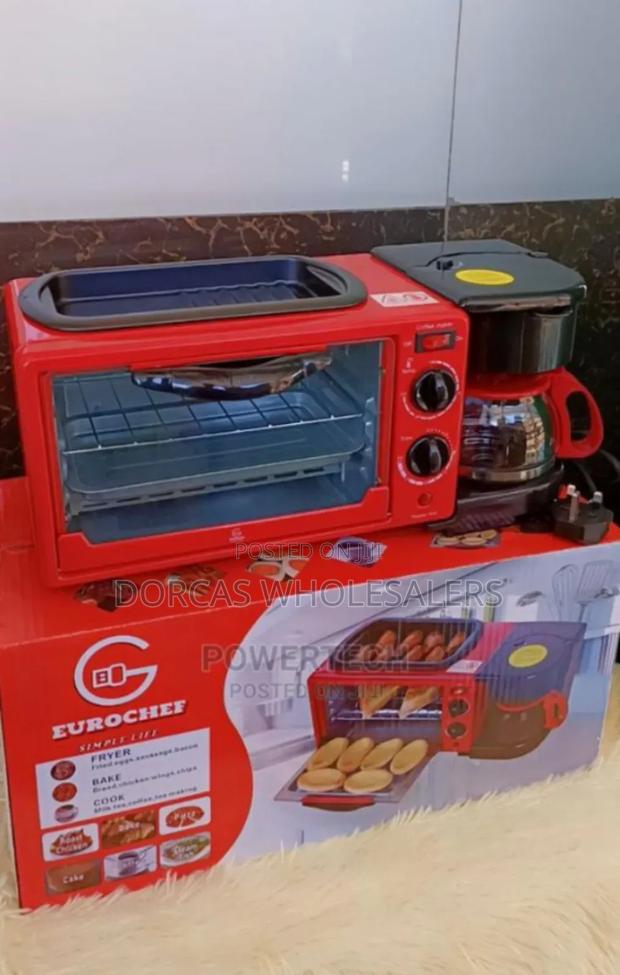Electric 3in1 Eurochef Breakfast Maker