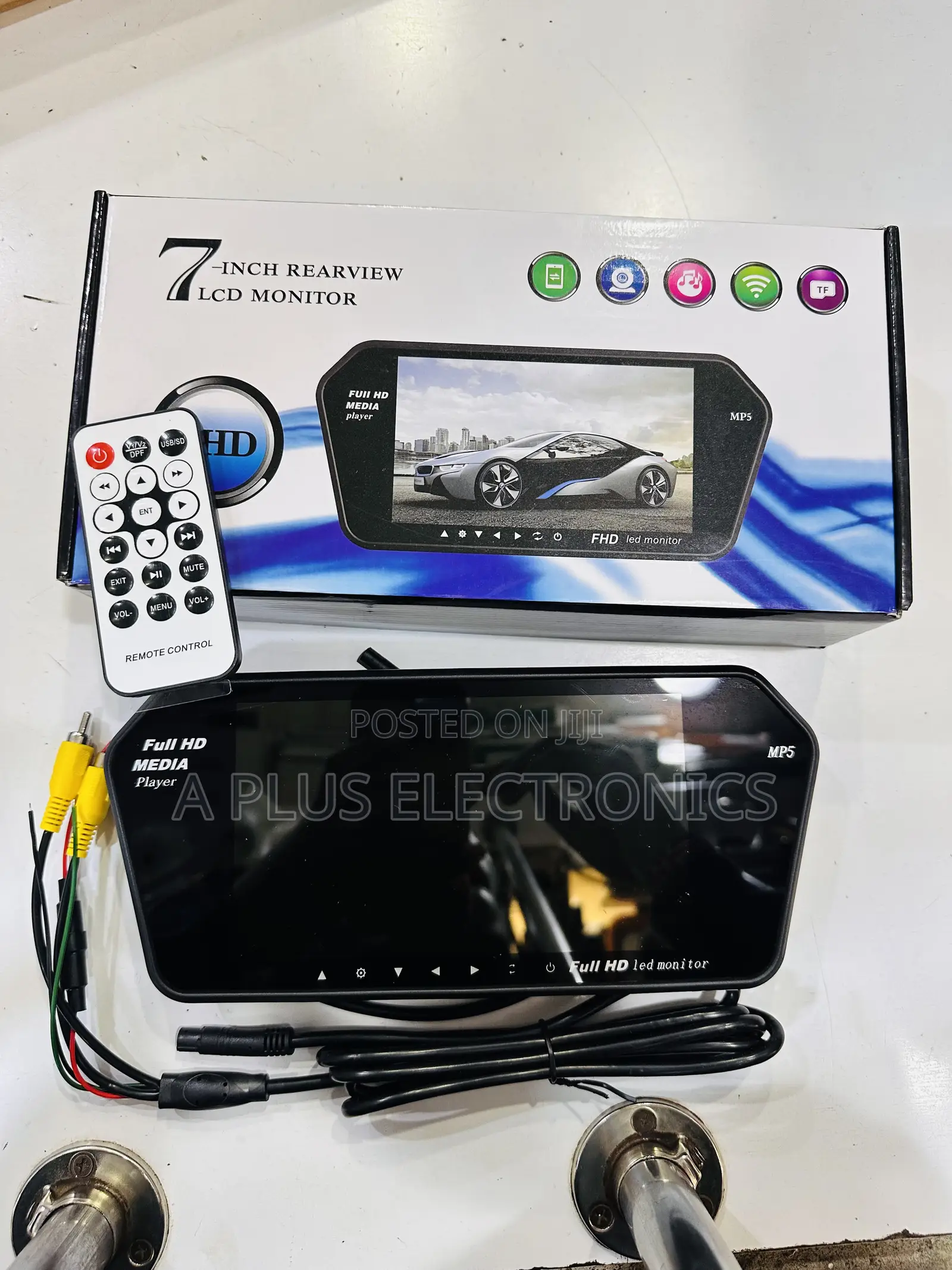 719 7 Inch Monitor With Bluetooth – Modern Design