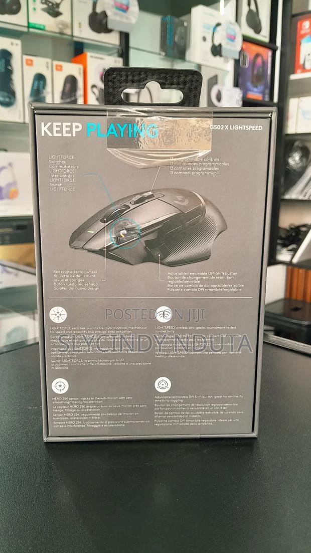 Logitech G502 Lightspeed Wireless Gaming Mouse - thumbnail 2