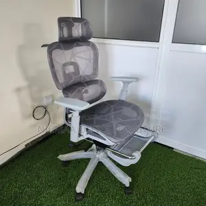 Luxury Full-Mesh Orthopedic Office Chair With Footrest