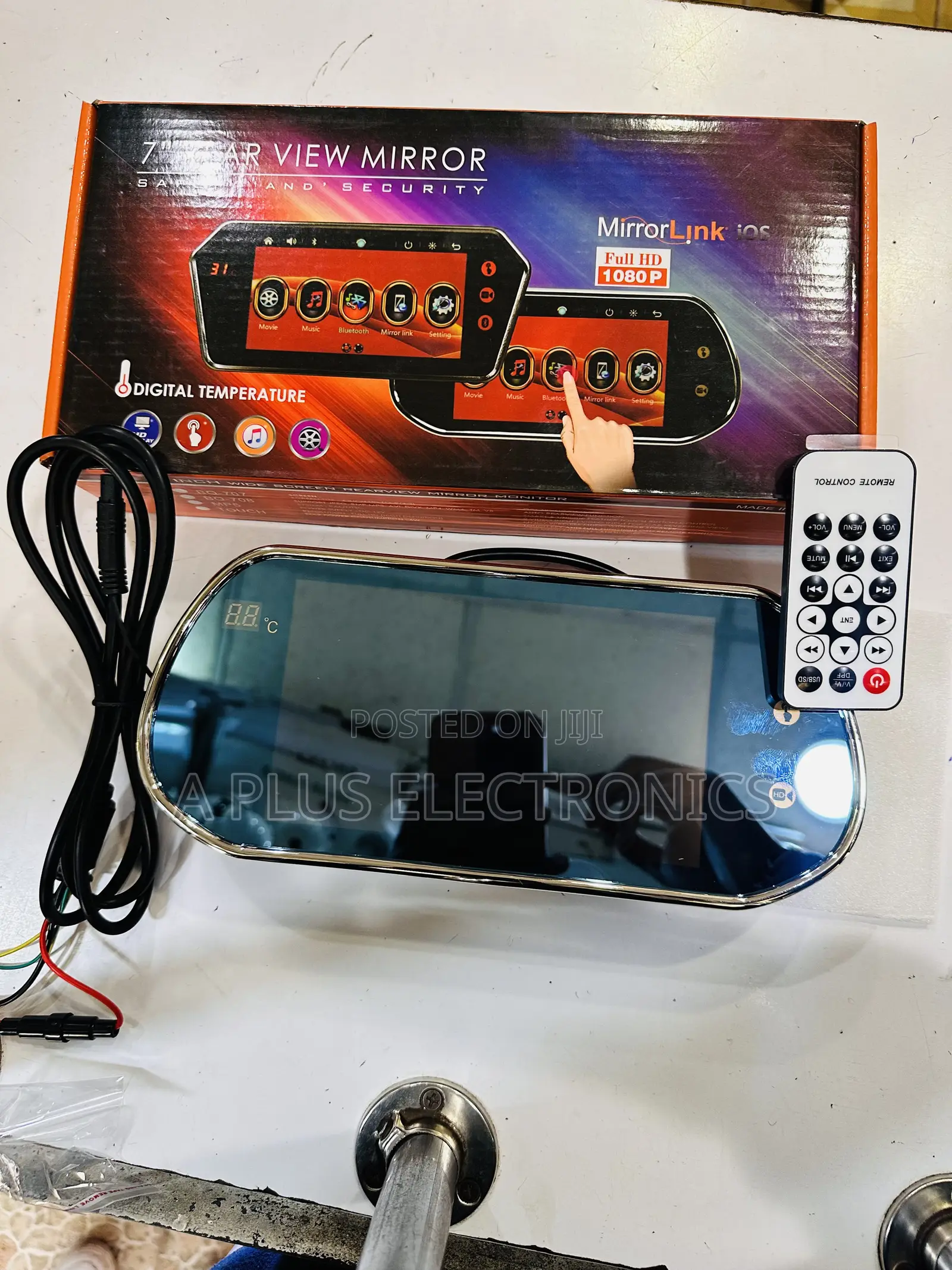 729 7 Inch Monitor (Touchscreen) – Portable Hd Display for DVR