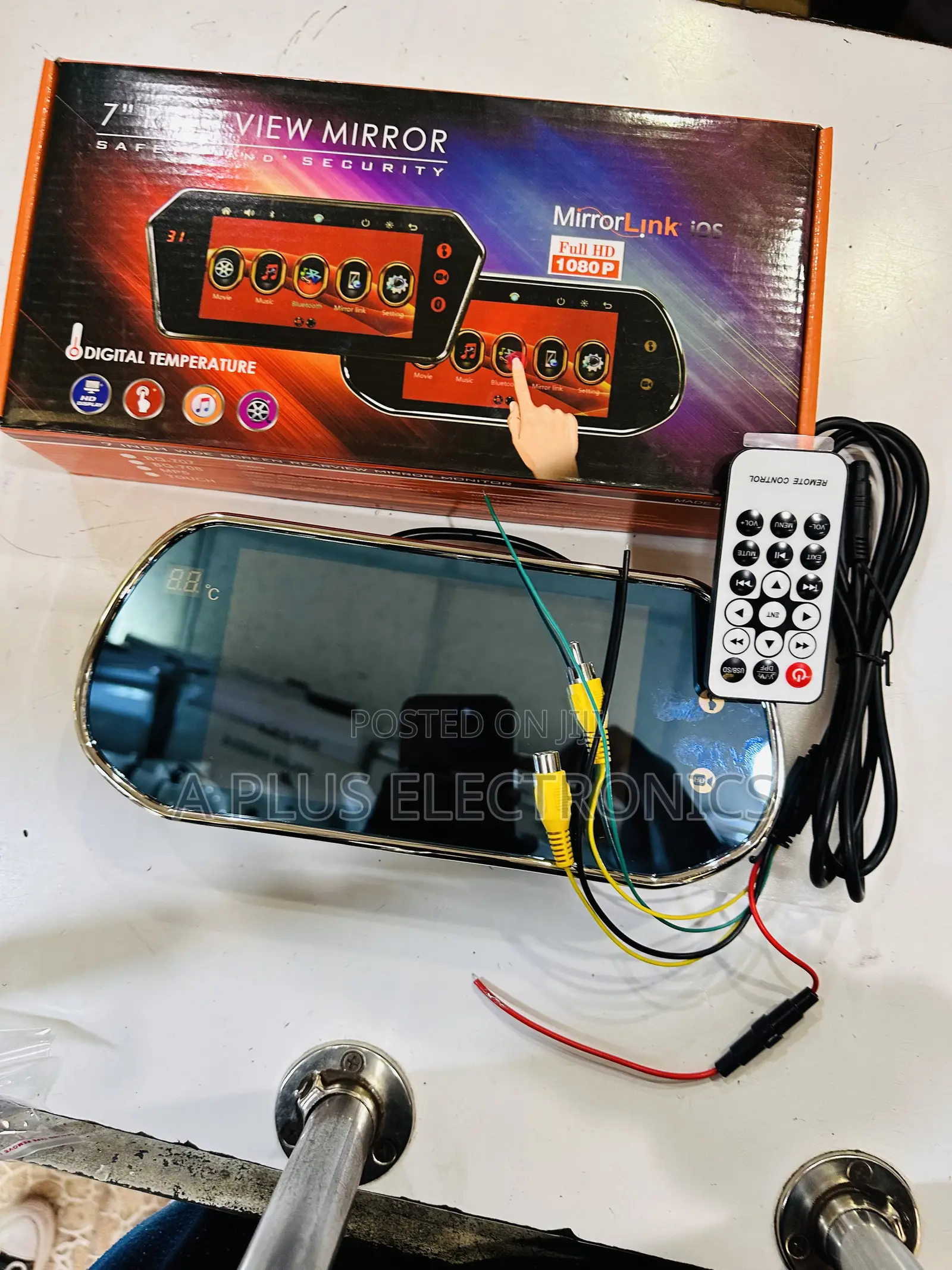 729 7 Inch Monitor (Touchscreen) – Portable Hd Display for DVR