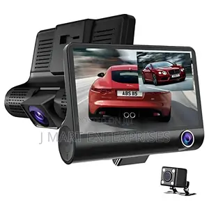 3 Channel Dash Cam 1080p, Front, Inside Rear Camera