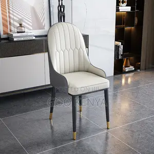 Home Chair; Elegant Leather Dining Chair For Commercial And Home Use