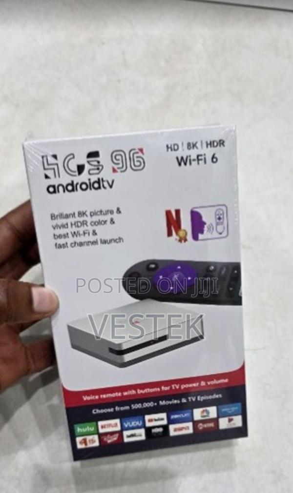 Hcs96 Android14 Set Top Box With Dual Band Wi-Fi Resolution 4+64gb