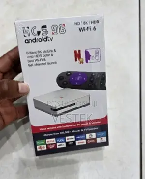 Hcs96 Android14 Set Top Box With Dual Band Wi-Fi Resolution 4+64gb